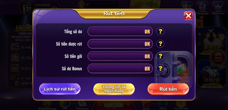 Những ưu điểm khi rút tiền tại 68 Game Bài