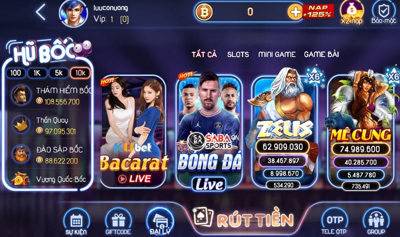 Độ hấp dẫn & đa dạng game tại Boc fun