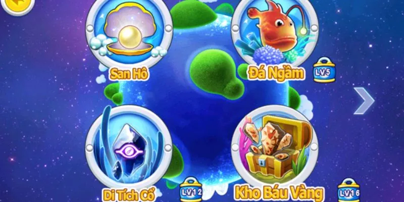 Game có 4 cấp độ từ dễ đến khó